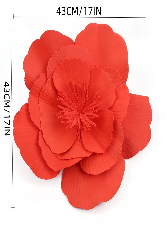 LDFWAY Large Flower Fascinators for Girls Women Tea Party Cocktail Headwear Derby Hats with Headband and Clip for Wedding Red - Image 4